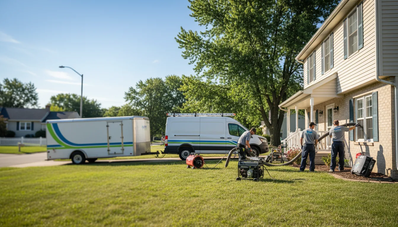 Flooded Basement Restoration And Cleanup With Repair in Morrison, IL near me